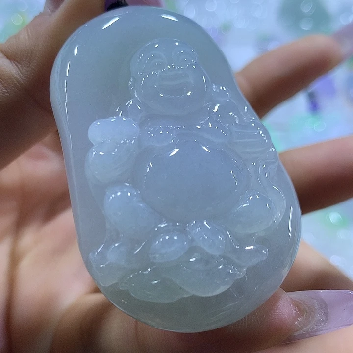 翡翠未镶嵌颈饰天然翡翠A货吊坠