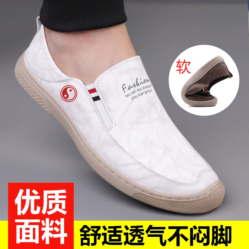 太极鞋男鞋新款透气轻便舒适专业太极拳练功鞋防滑耐磨八段锦男鞋