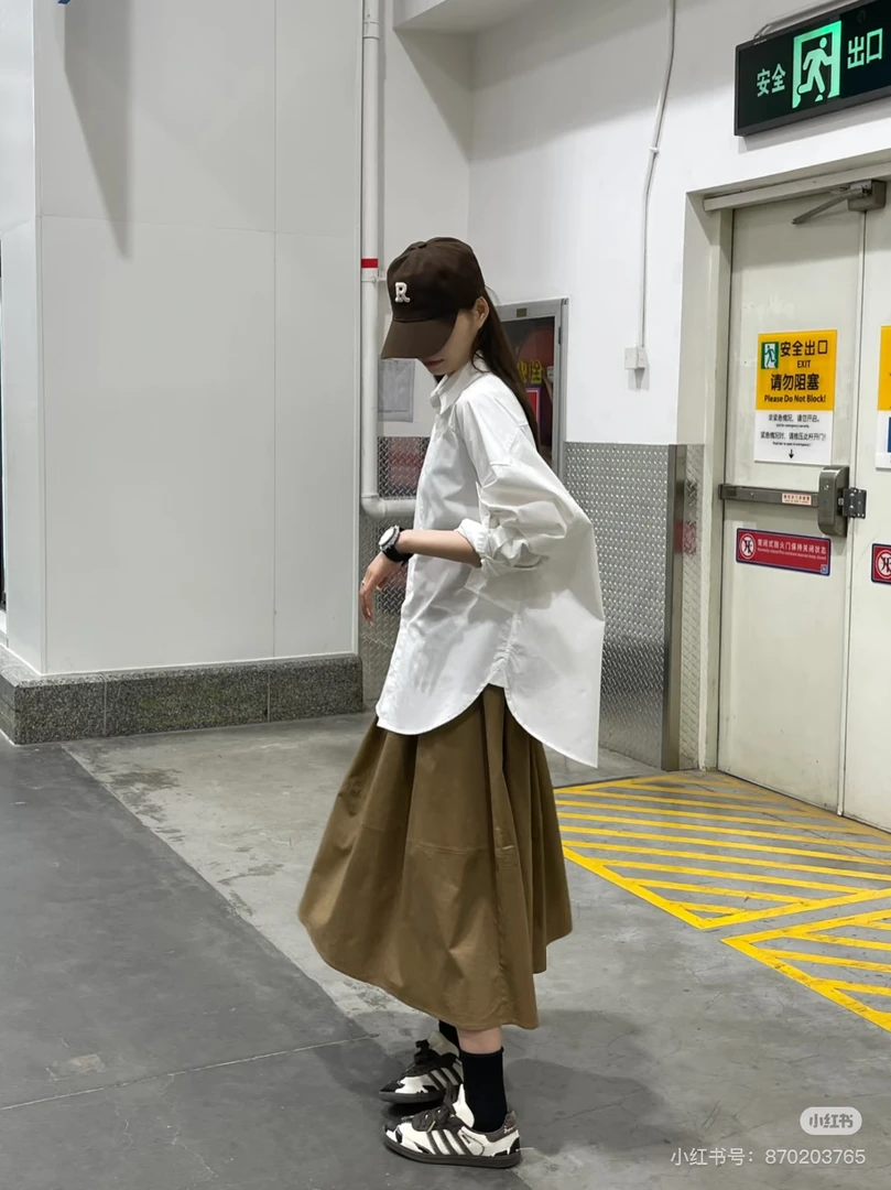 朵颜 时尚百搭韩版设计感气质显瘦女装衬衣