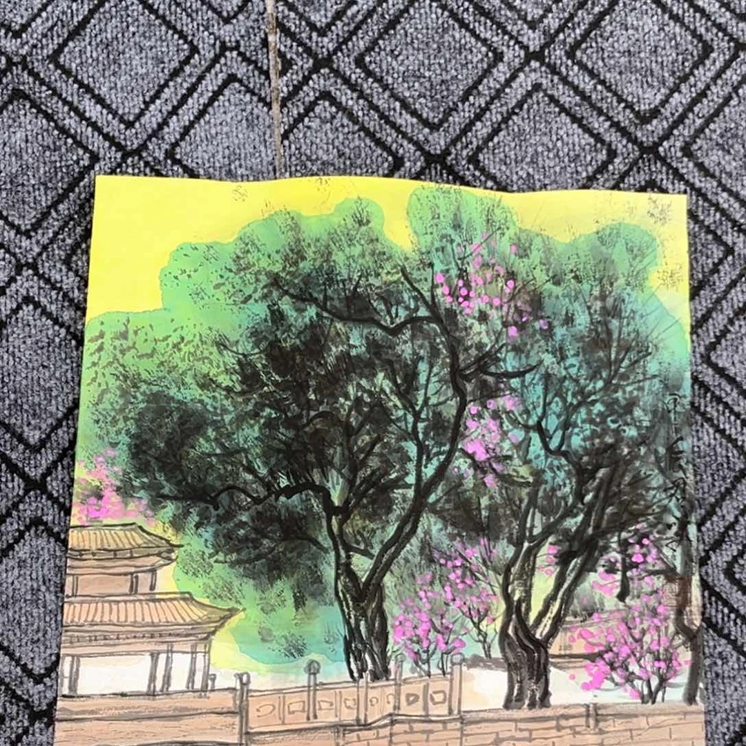 国画李君美小精品冯微瑕三尺斗方