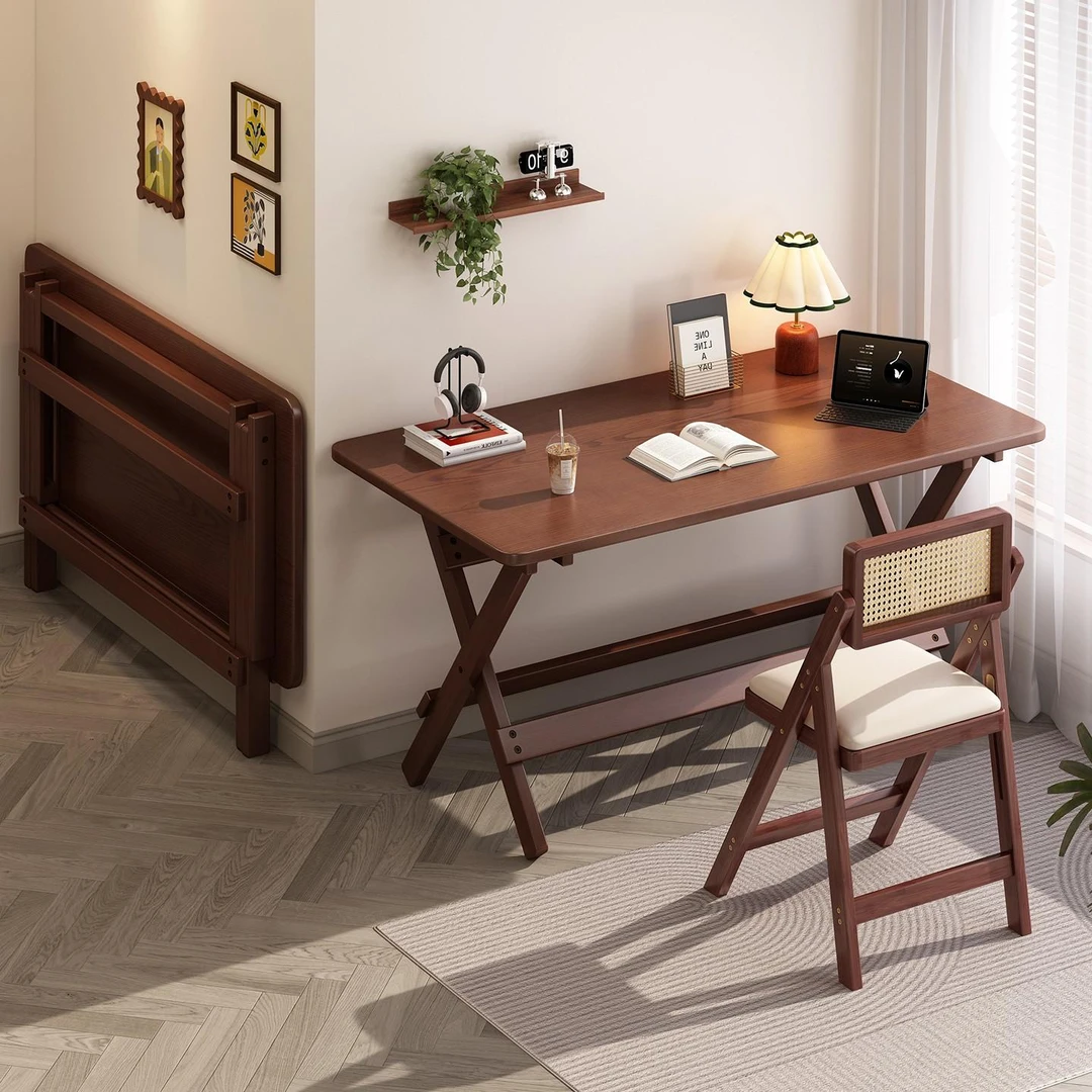 折叠桌儿童学习桌学生写字桌书桌卧室电脑桌家用出租屋可折叠桌子