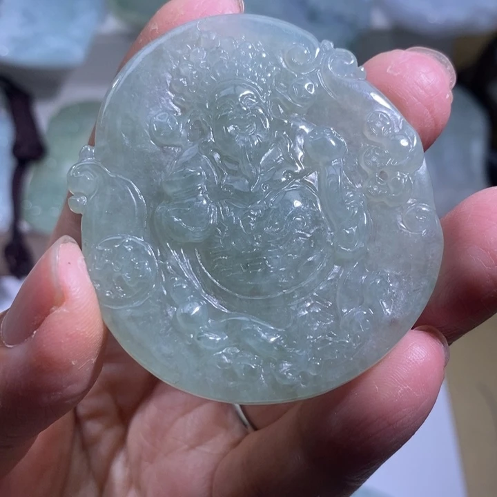 【闪购商品】颈饰未镶嵌翡翠财神