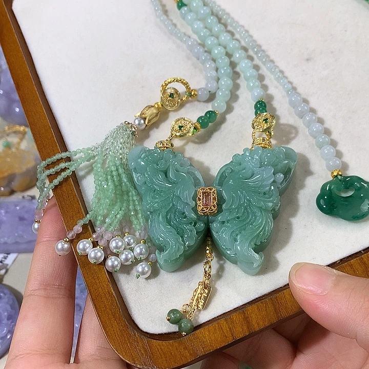 颈饰未镶嵌翡翠翡翠吊坠