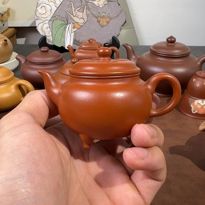 道***然茶壶紫砂大彬如意