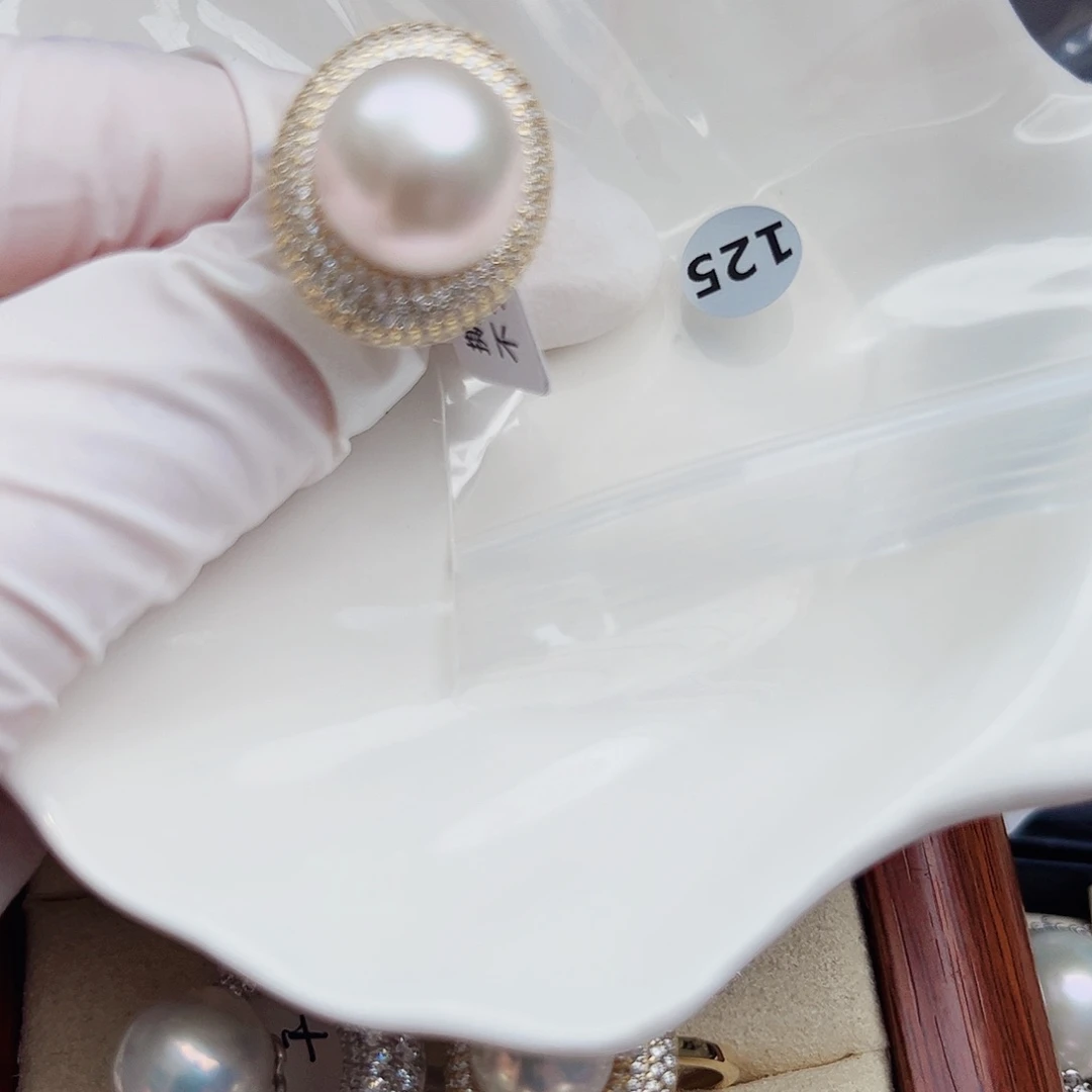 淡水珍珠银S925镶嵌颈饰