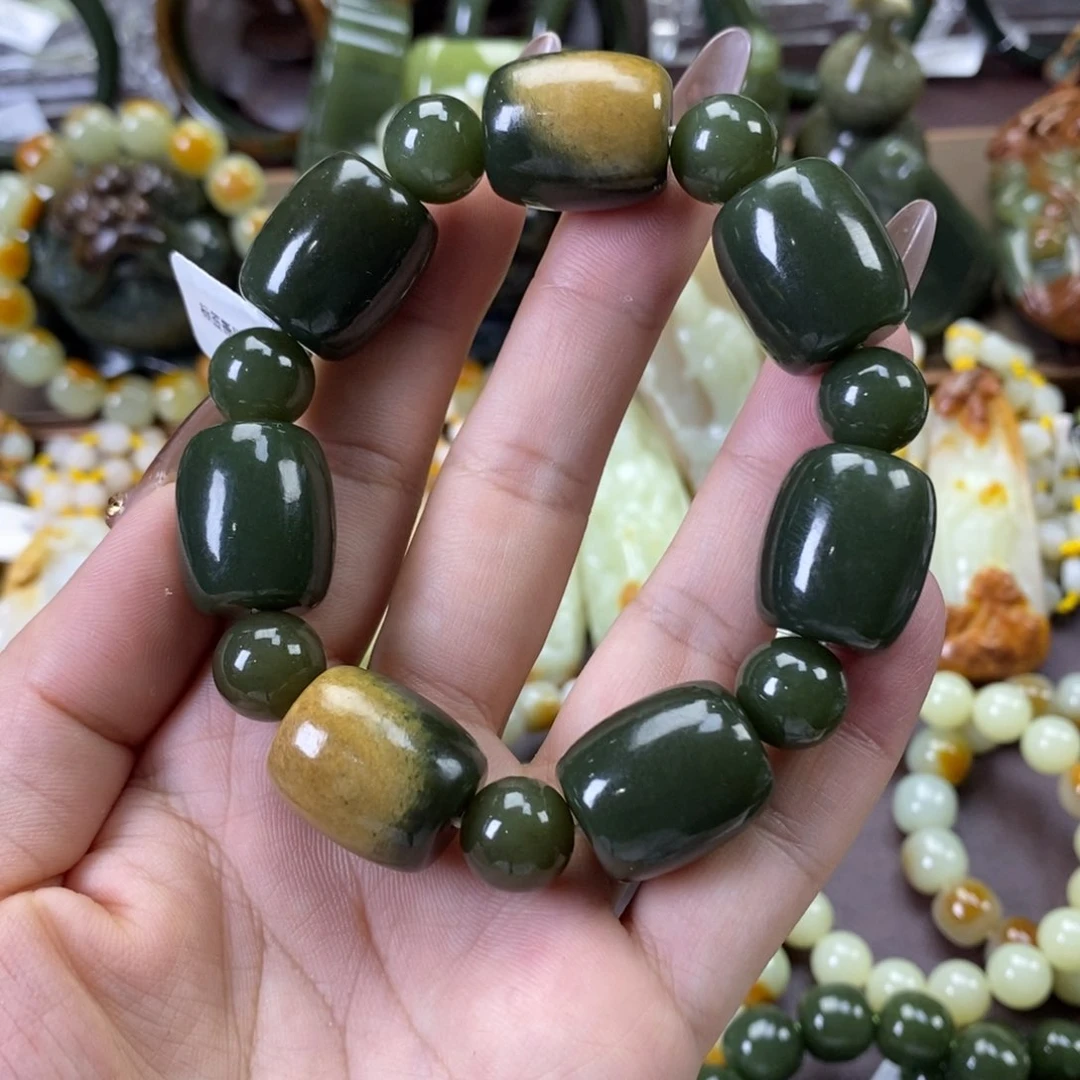 未镶嵌手串透闪石质玉用****6