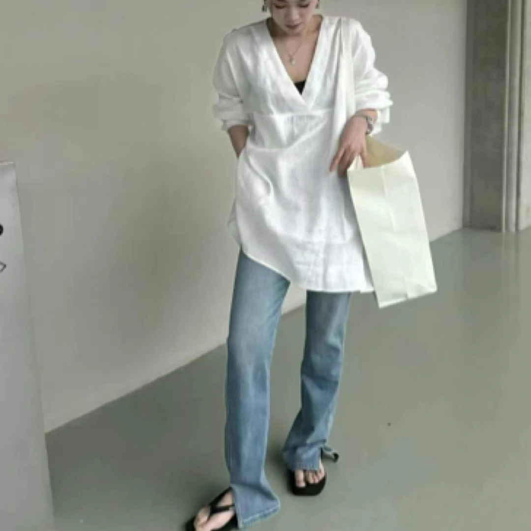 超模开衩牛仔裤 CT31335