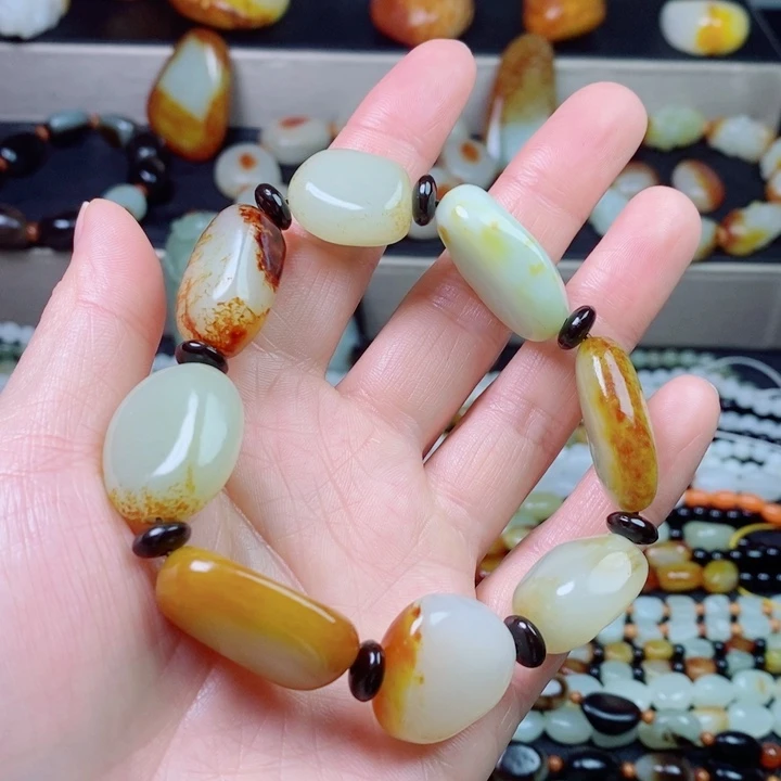 亚***韩手链未镶嵌和田玉