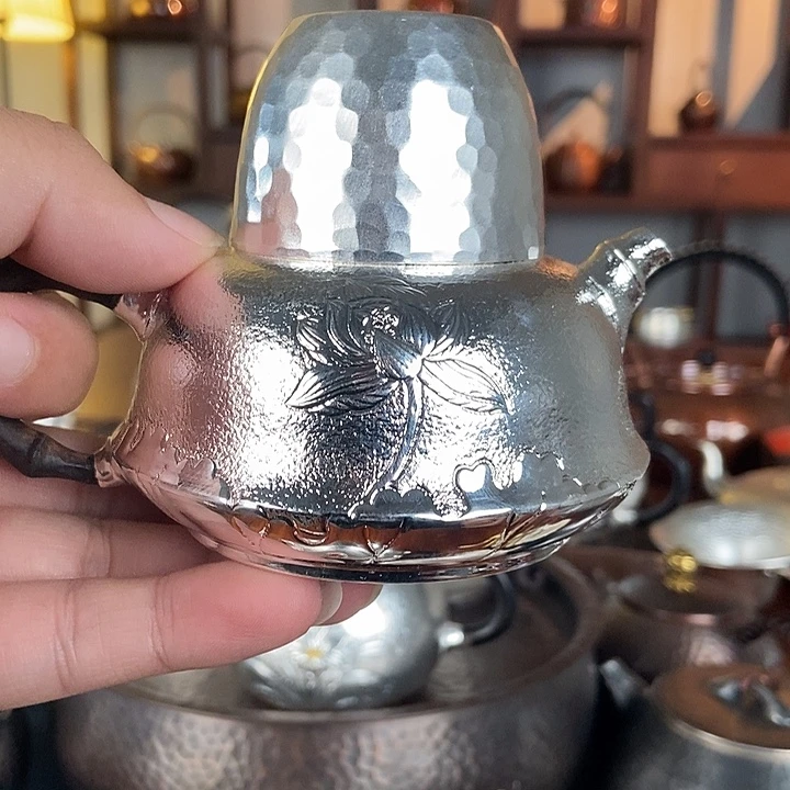 天***务纯手工制作一铜壶制作2个杯子的
