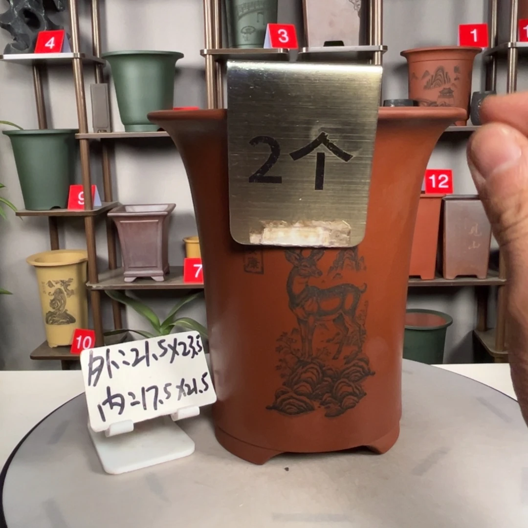紫砂花盆紫砂花盆