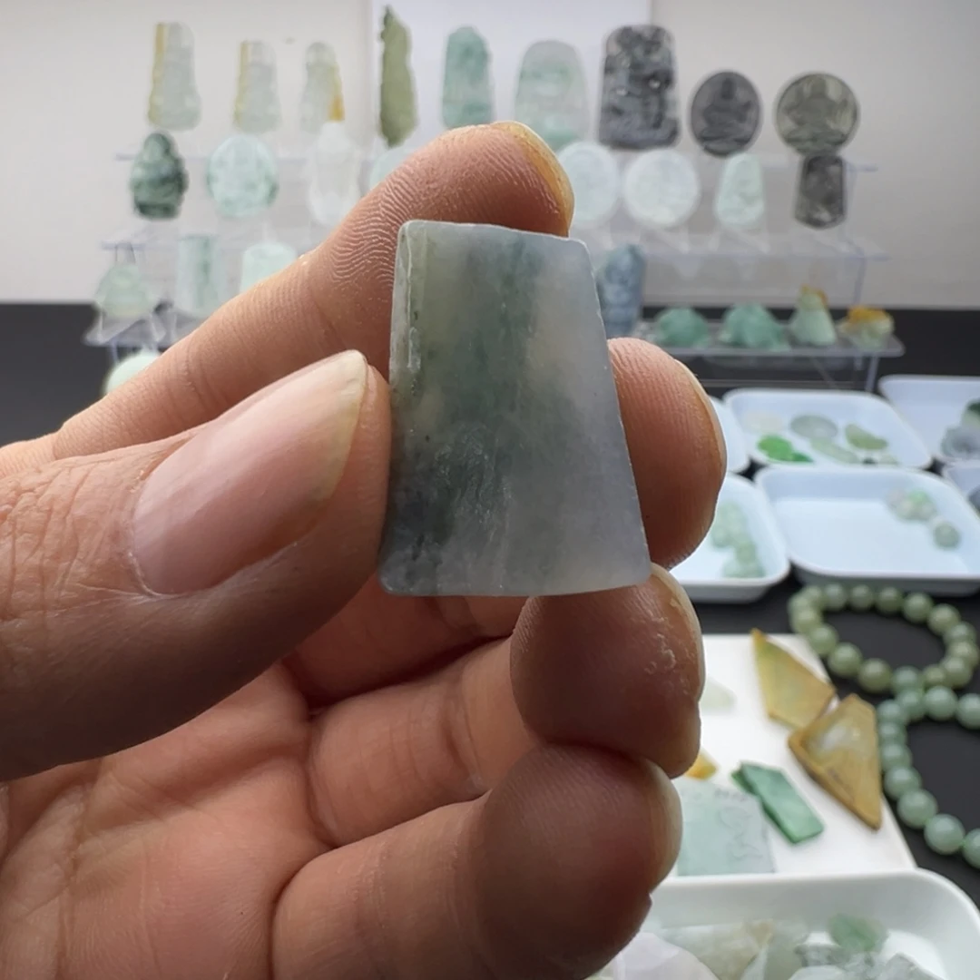 翡翠裸石缅甸翡翠A货料子