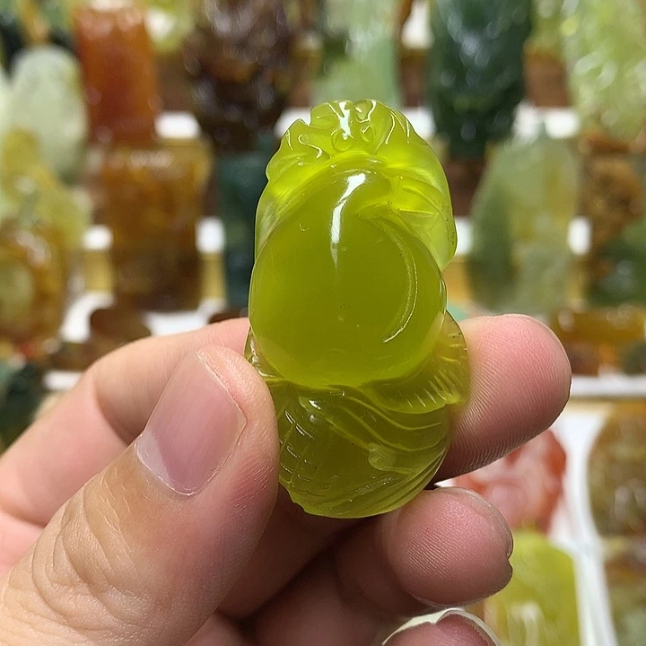 蛇纹石玉未镶嵌珠宝半成品