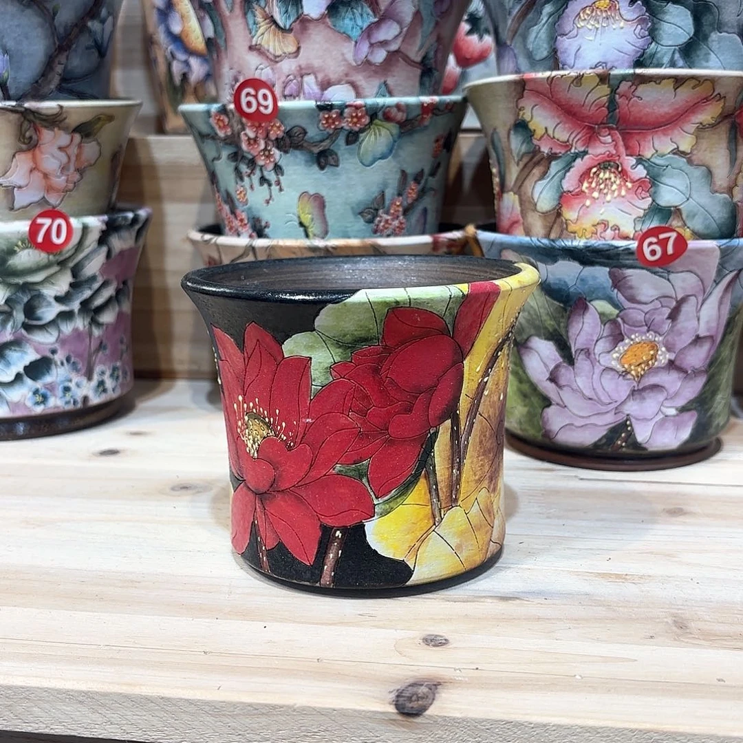 紫砂花盆手工花盆默认微瑕10/10