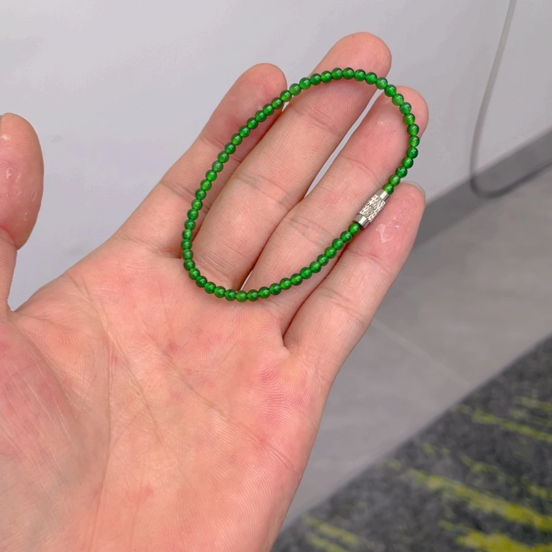 翡翠未镶嵌项链天然翡翠