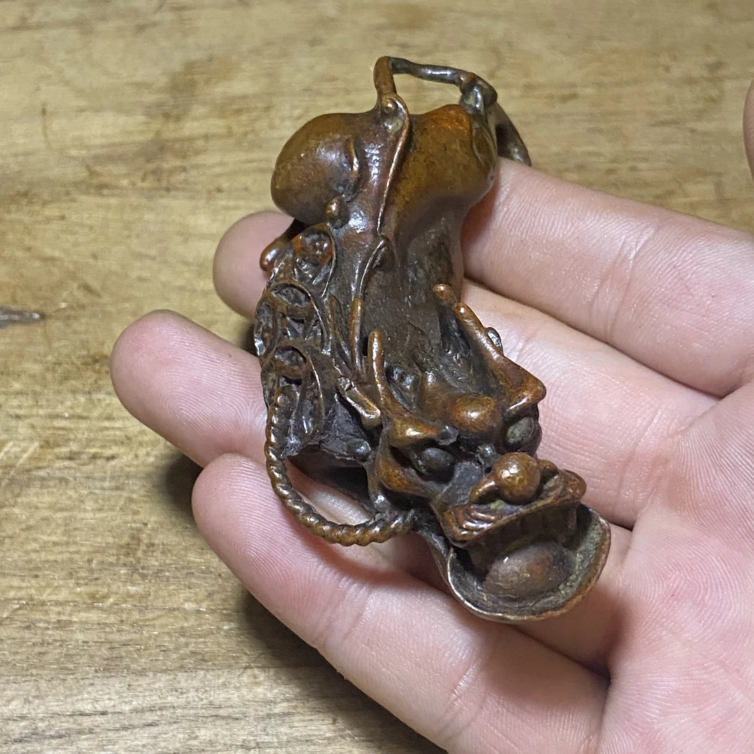铜皮休摆件桌面摆件
