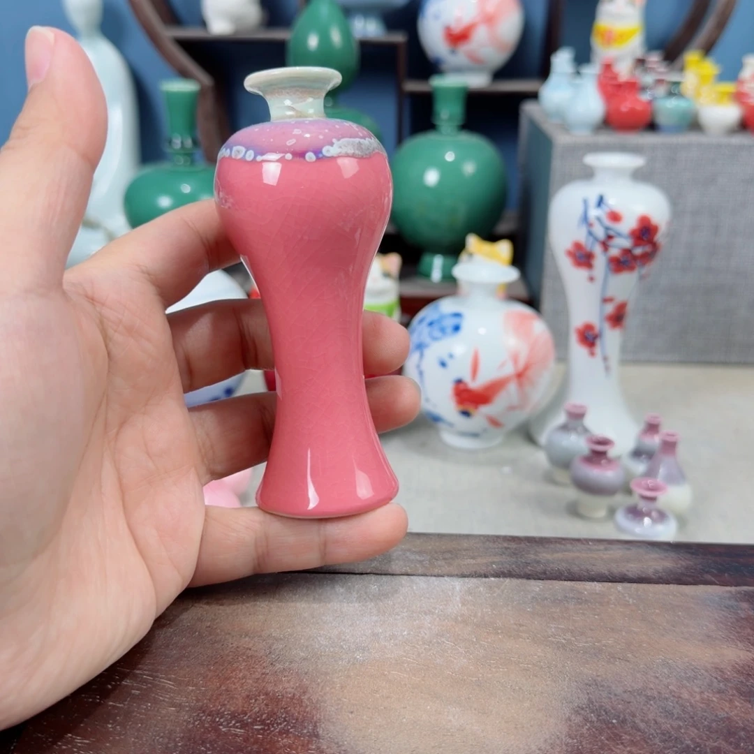 陶瓷手工小花器摆件