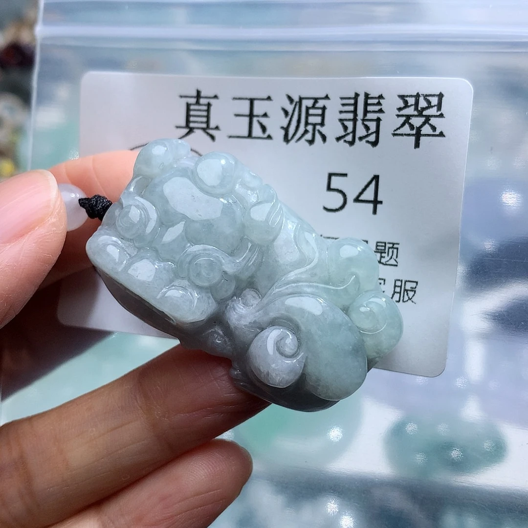 翡翠未镶嵌颈饰54