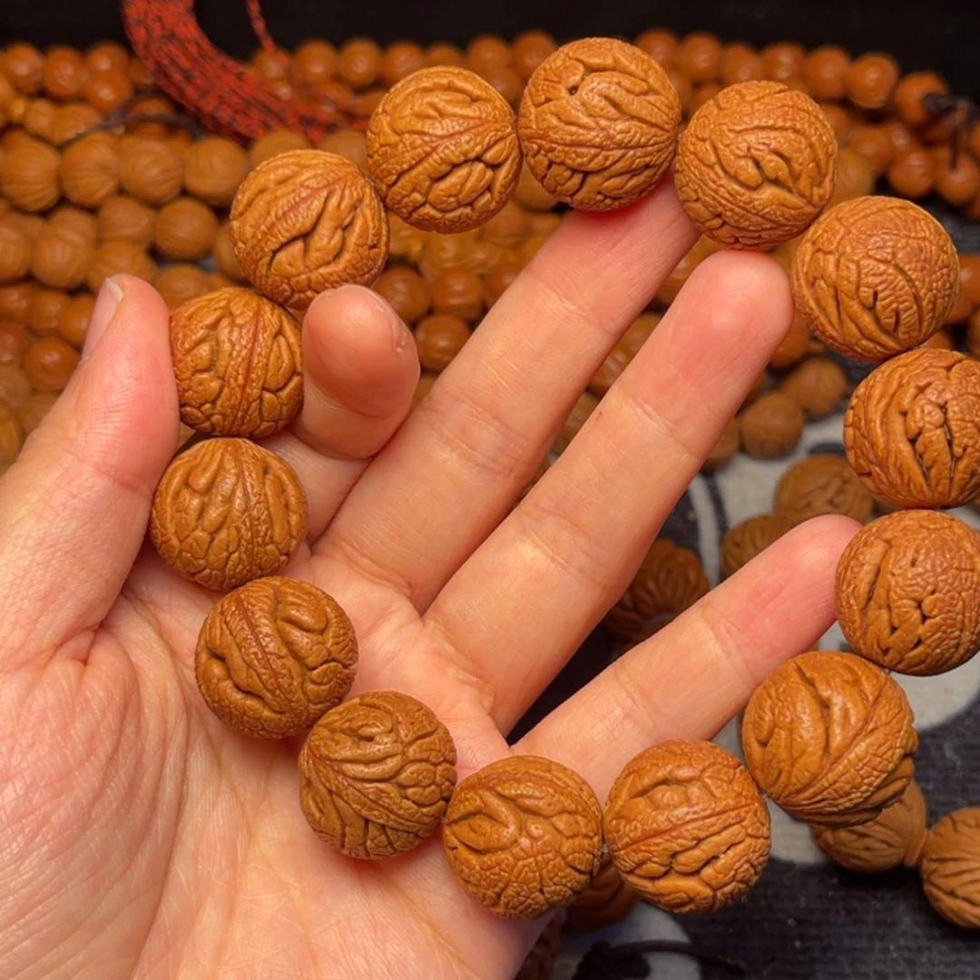 桃核手串龙纹桃核