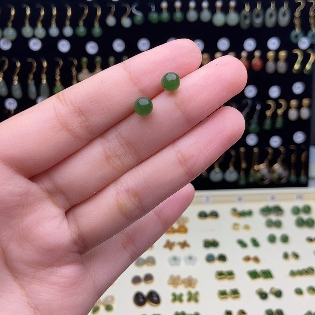 银S925镀金镶嵌手链和田玉