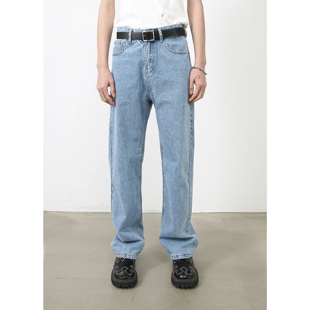 牛仔裤2025新款四季蓝牛经典水洗潮流休闲百搭男士休闲直筒裤