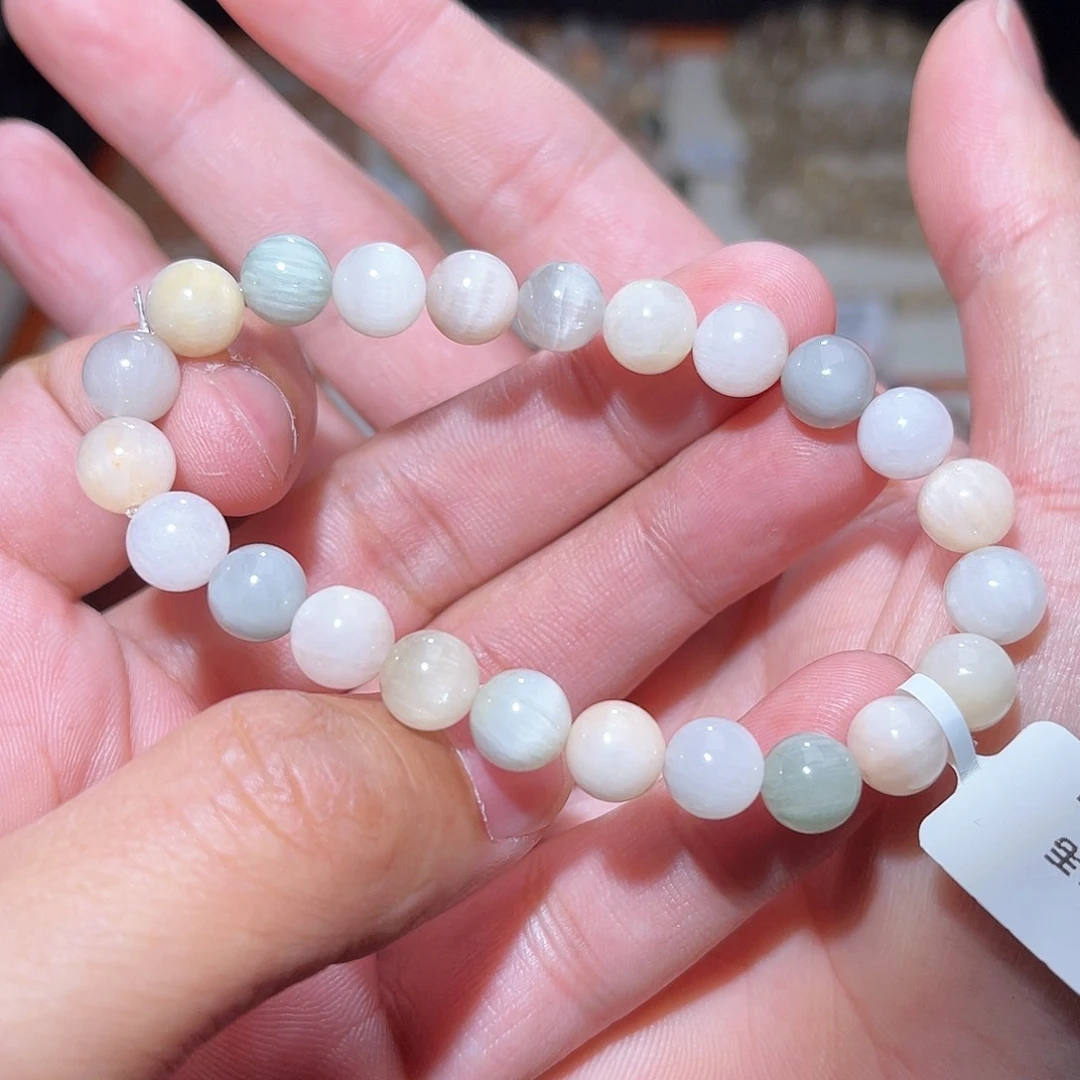 水晶手链未镶嵌256号主图手串  8+