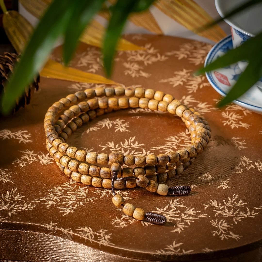 【沉香专场】黄金白棋老型多圈链/多样性发一件/5mm/CX029