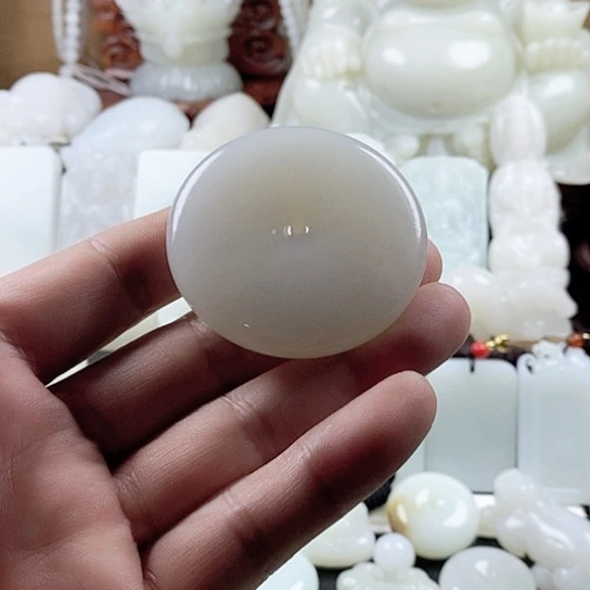 手链未镶嵌和田玉（白玉）