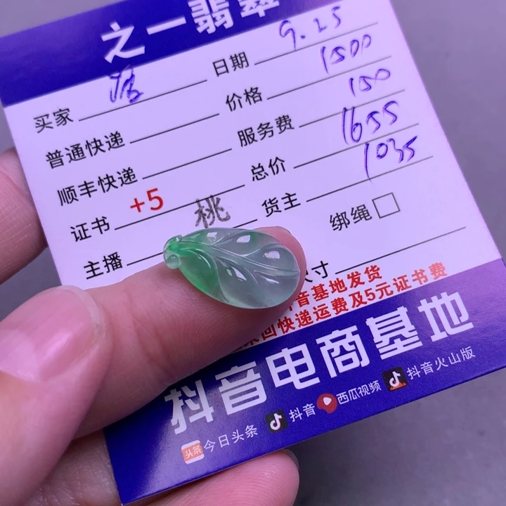 颈饰未镶嵌翡翠容