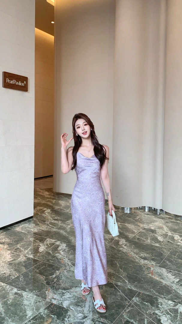 Elenastudio「虞美人」"法式高端"多巴胺连衣裙JXE888