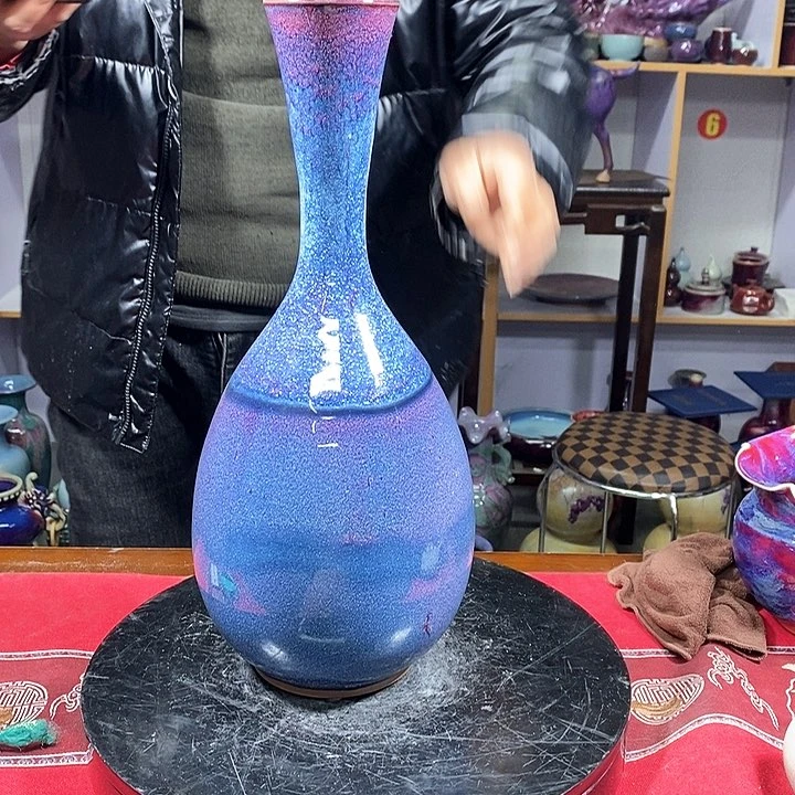 瓶中国神垕精品钧瓷