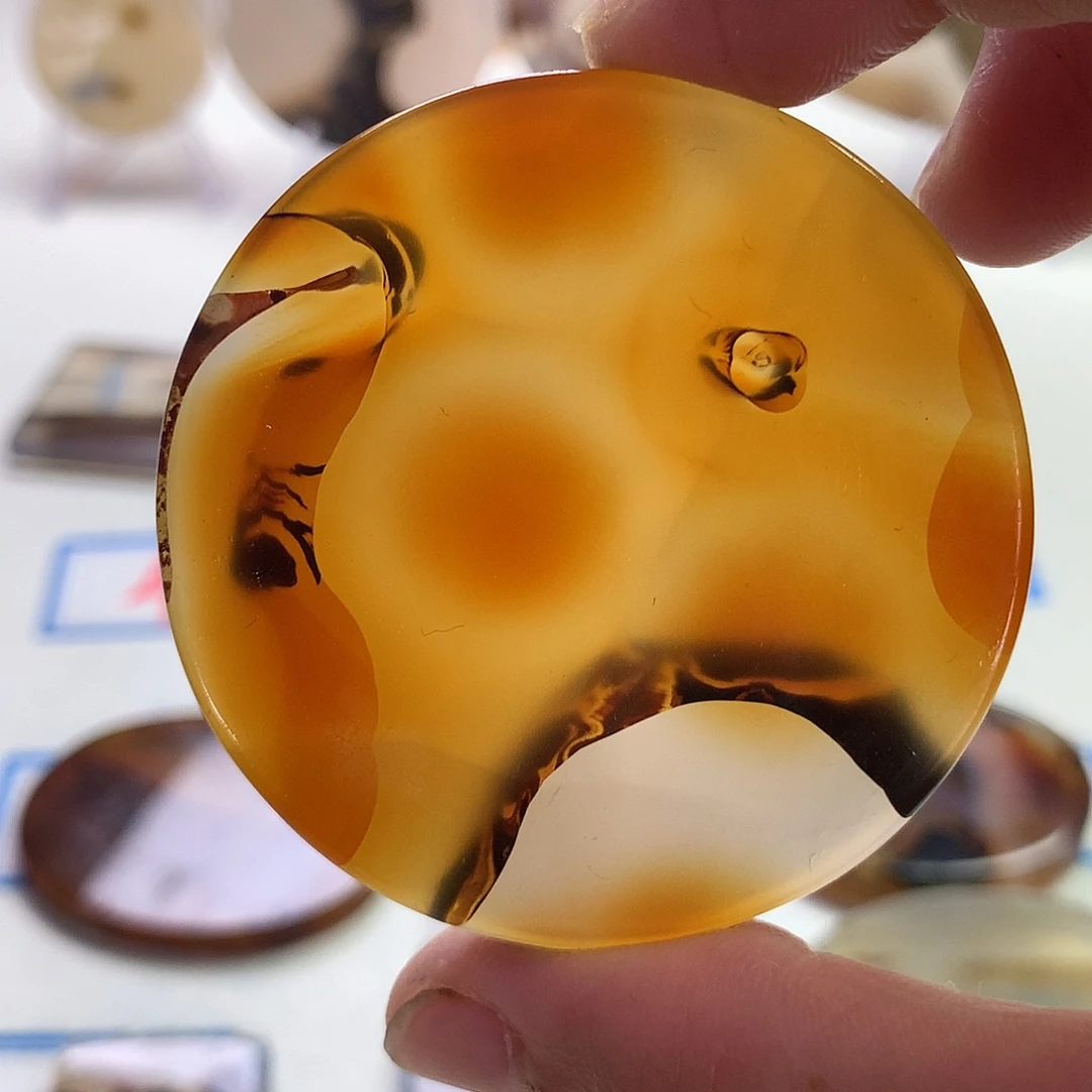 未镶嵌玛瑙/玉髓珠宝半成品