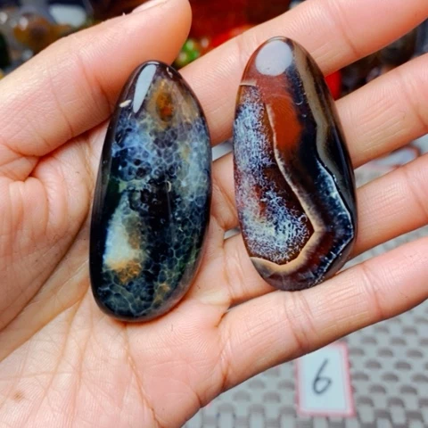 未镶嵌玛瑙/玉髓珠宝奇石用****3打孔不退不换