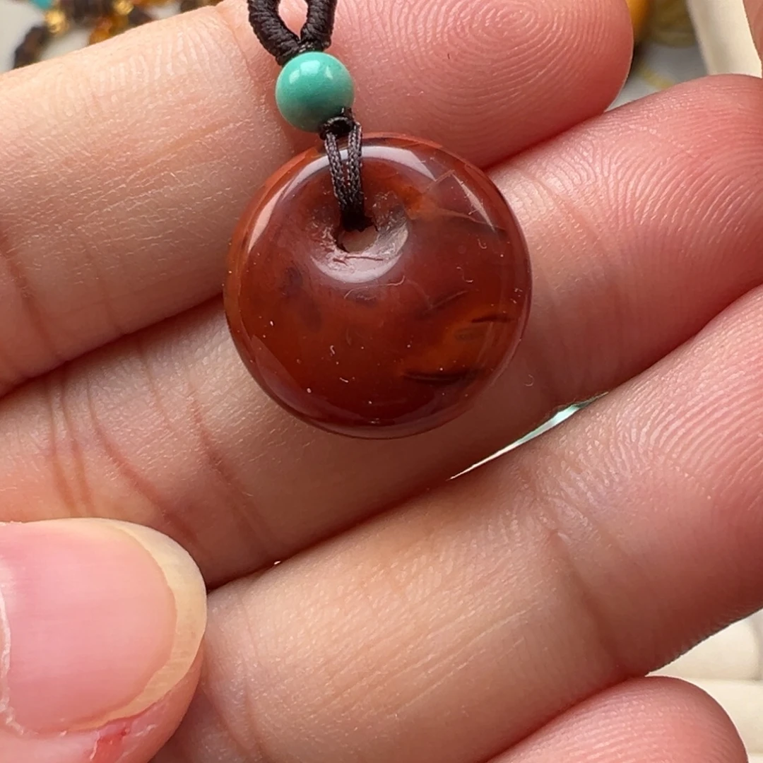 南红玛瑙未镶嵌颈饰