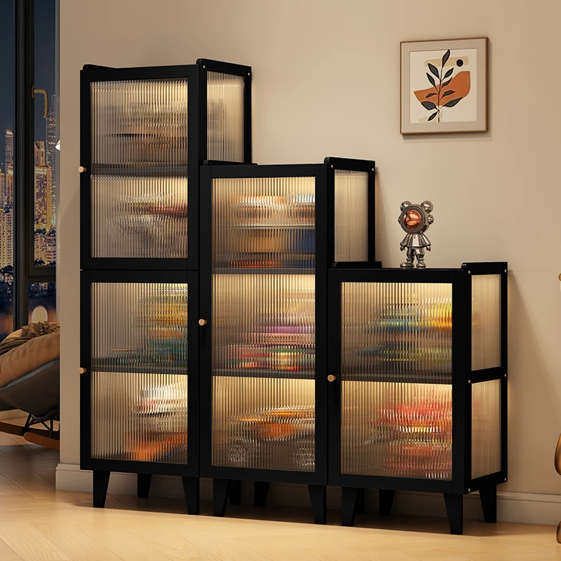 手办展示柜透明防尘亚克力动漫玩具积木泡泡玛特盲盒收纳置物架子