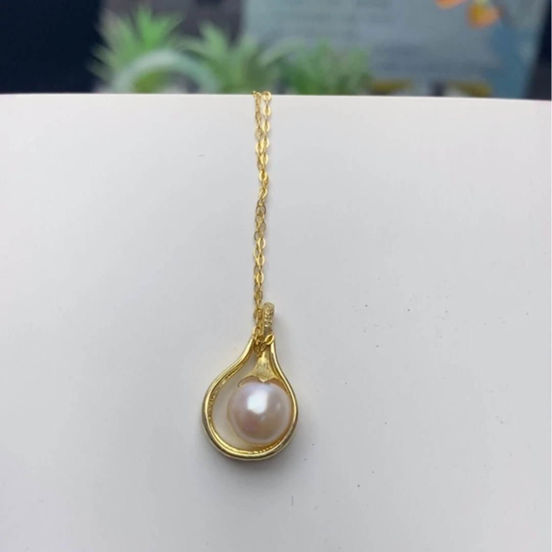 【闪购商品】颈饰银S925镶嵌海水珍珠珍珠