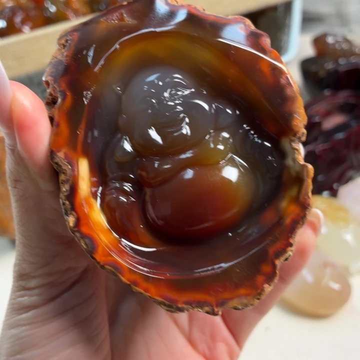 玛瑙/玉髓未镶嵌吊坠(不含链)