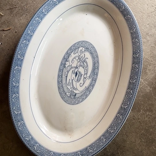 盘12寸盘一个陶瓷陶瓷