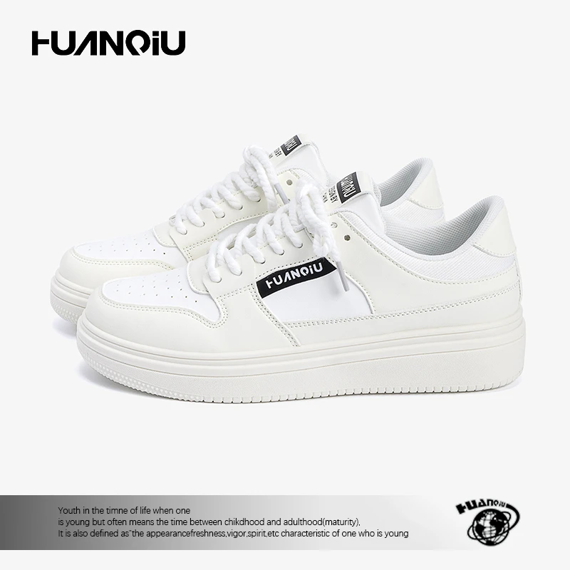 环球百搭板鞋男2025新款秋季小白鞋男韩版休闲男鞋时尚炸街鞋子男