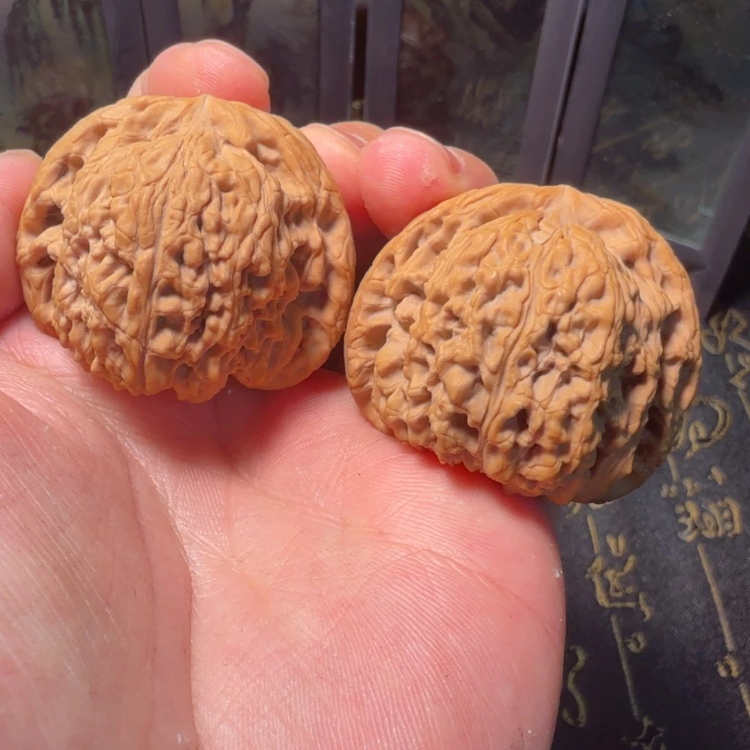文玩核桃把件百**砖球疆42