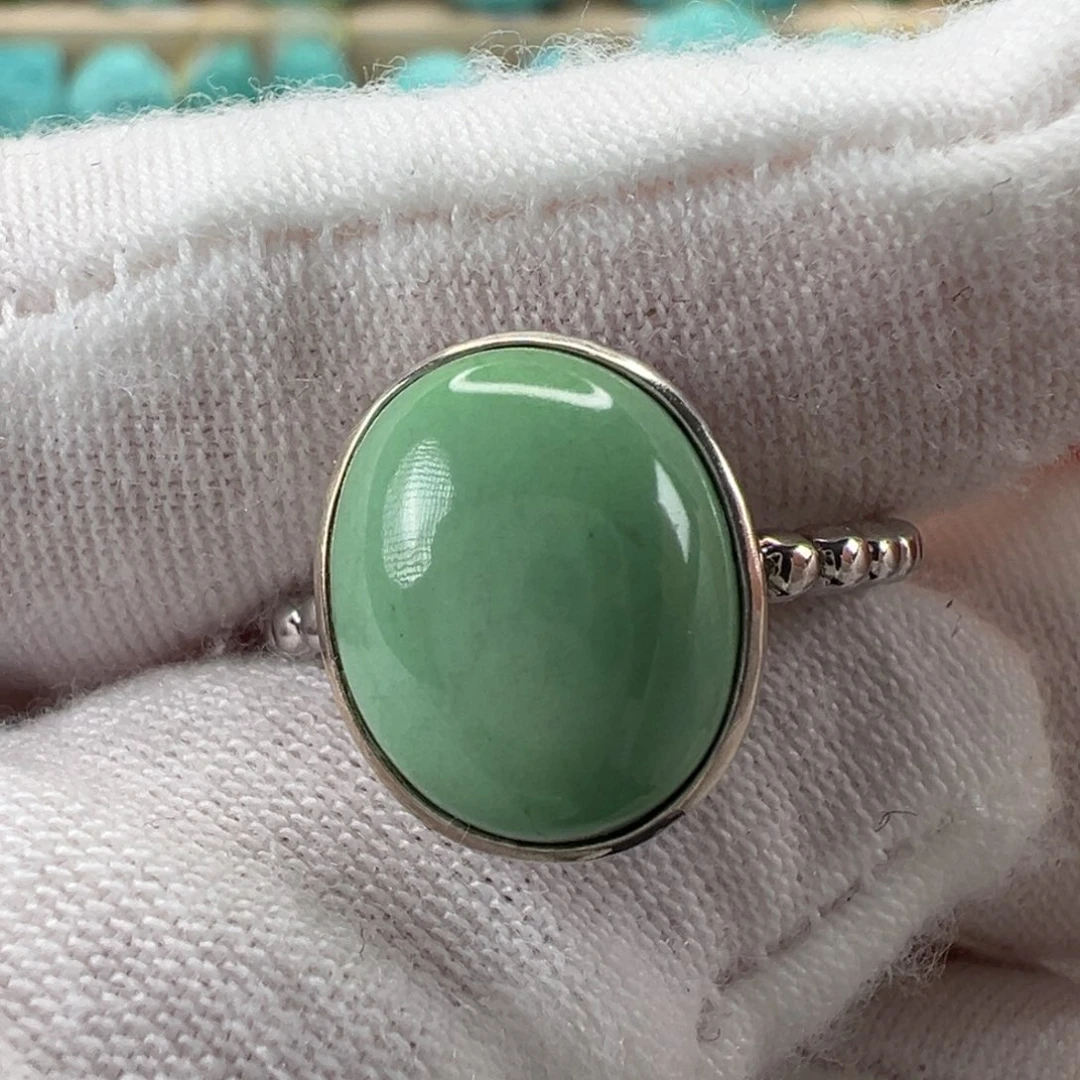 银S925镶嵌绿松石配饰