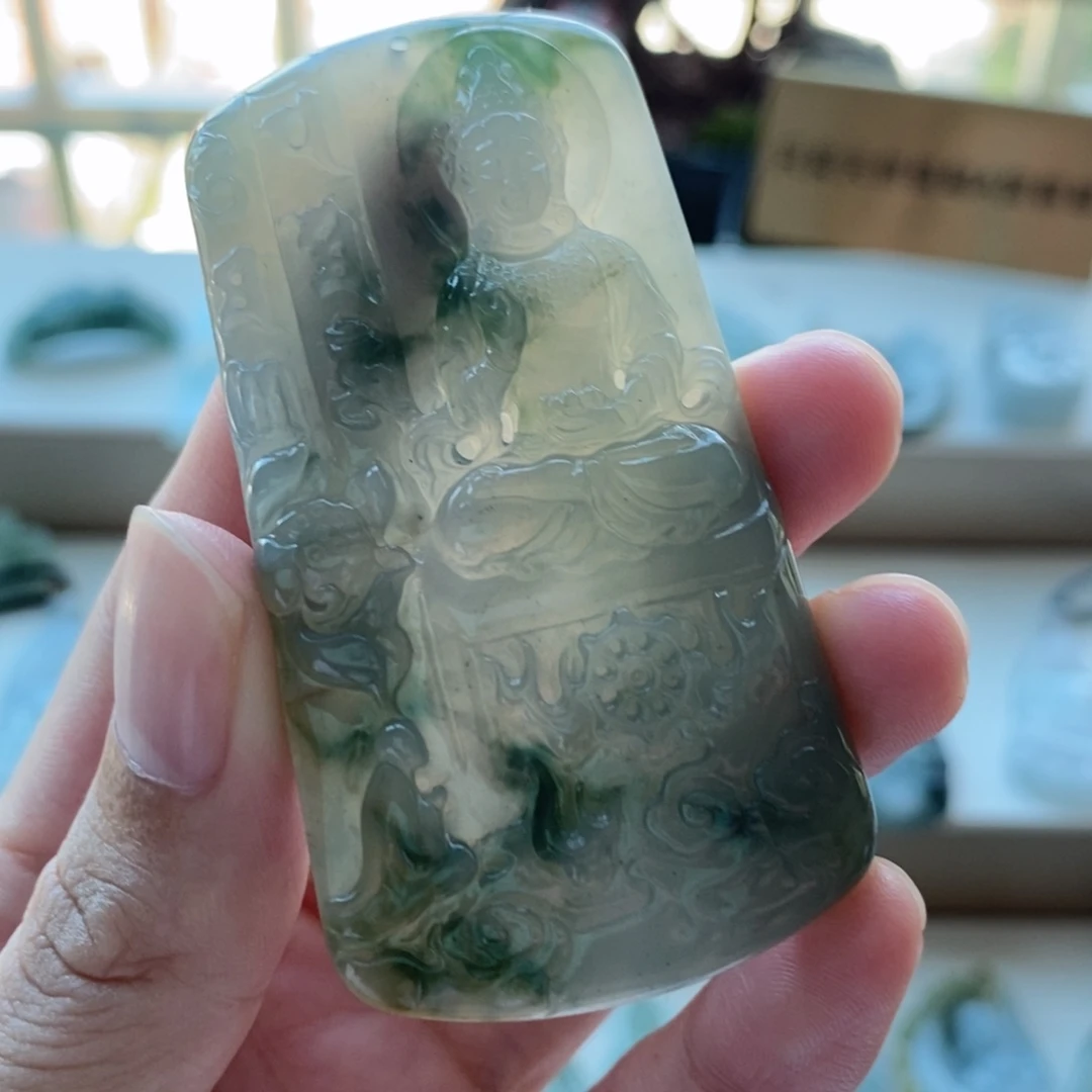 【闪购商品】颈饰未镶嵌翡翠天然缅甸A货翡翠