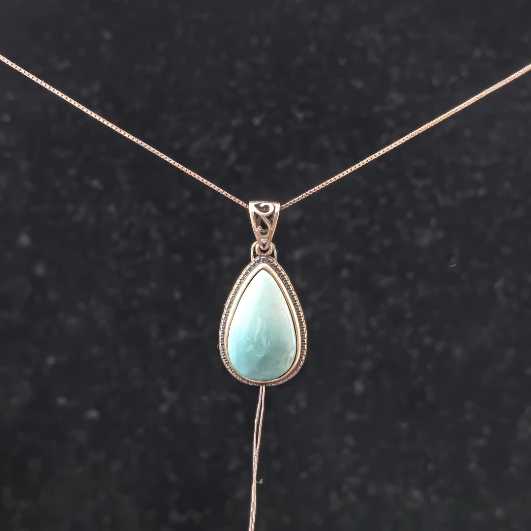 绿松石链坠吊坠MZY119