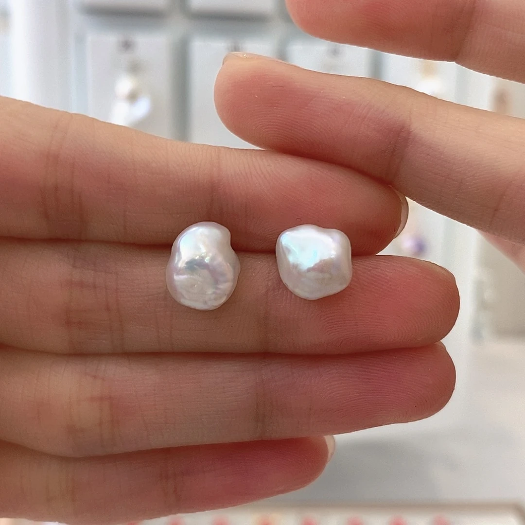 淡水珍珠颈饰银S925镶嵌