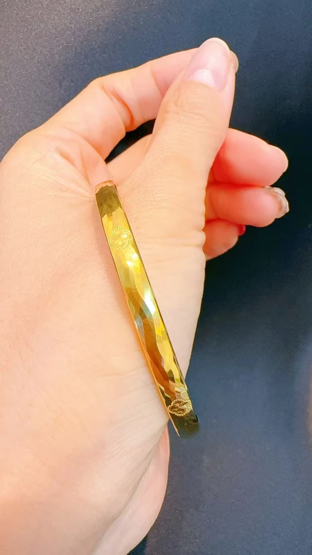 合金手镯 流光溢彩幸运草手镯