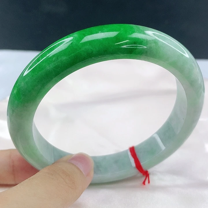 未镶嵌手镯翡翠圈63，0B023