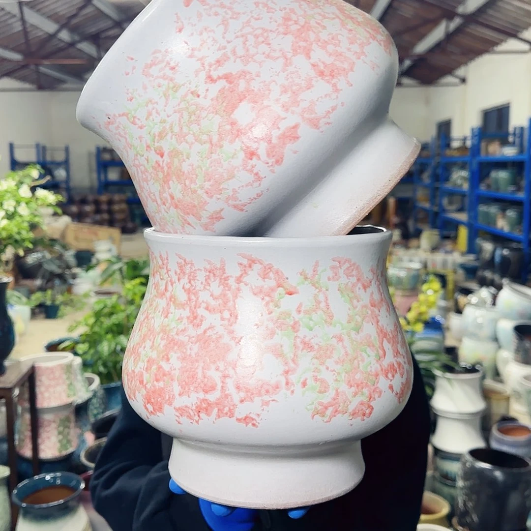 ****儿紫砂花盆高20口19