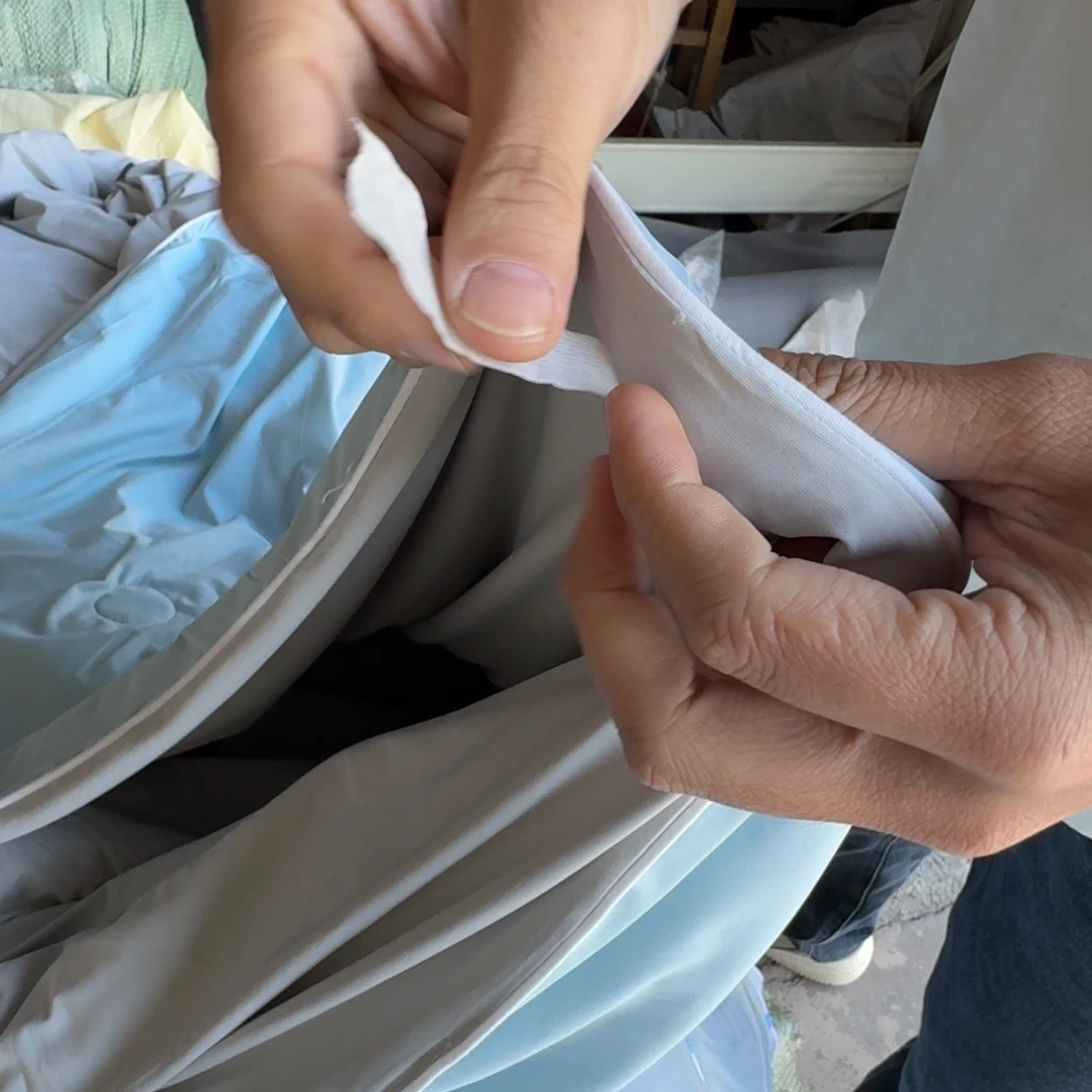 聚酯纤维蓝色空调被两米x两米三