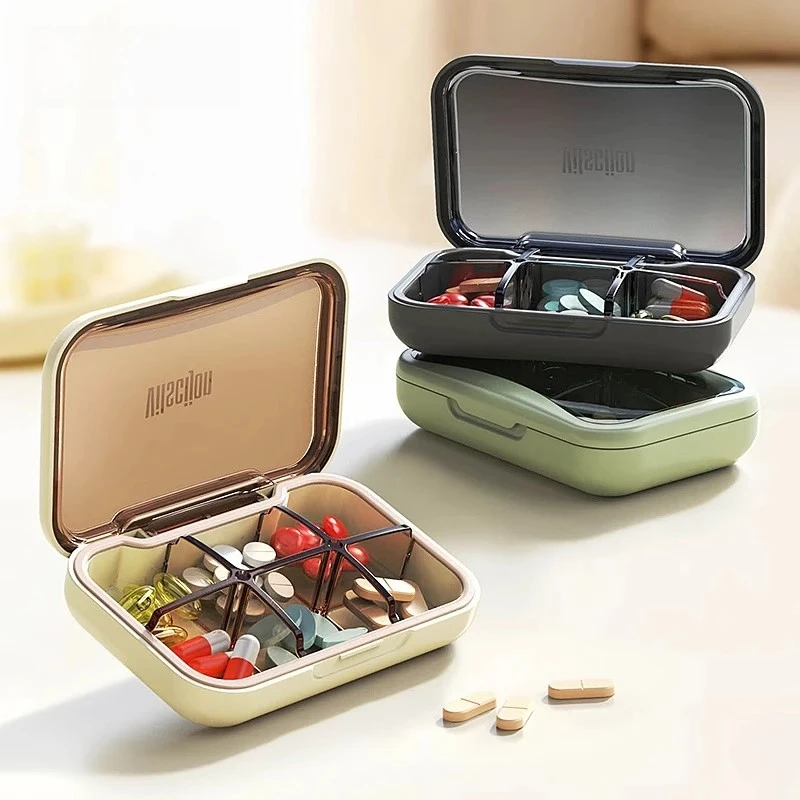 药盒便携分装药品收纳盒一日三餐密封防潮装药片迷你药物随身一周