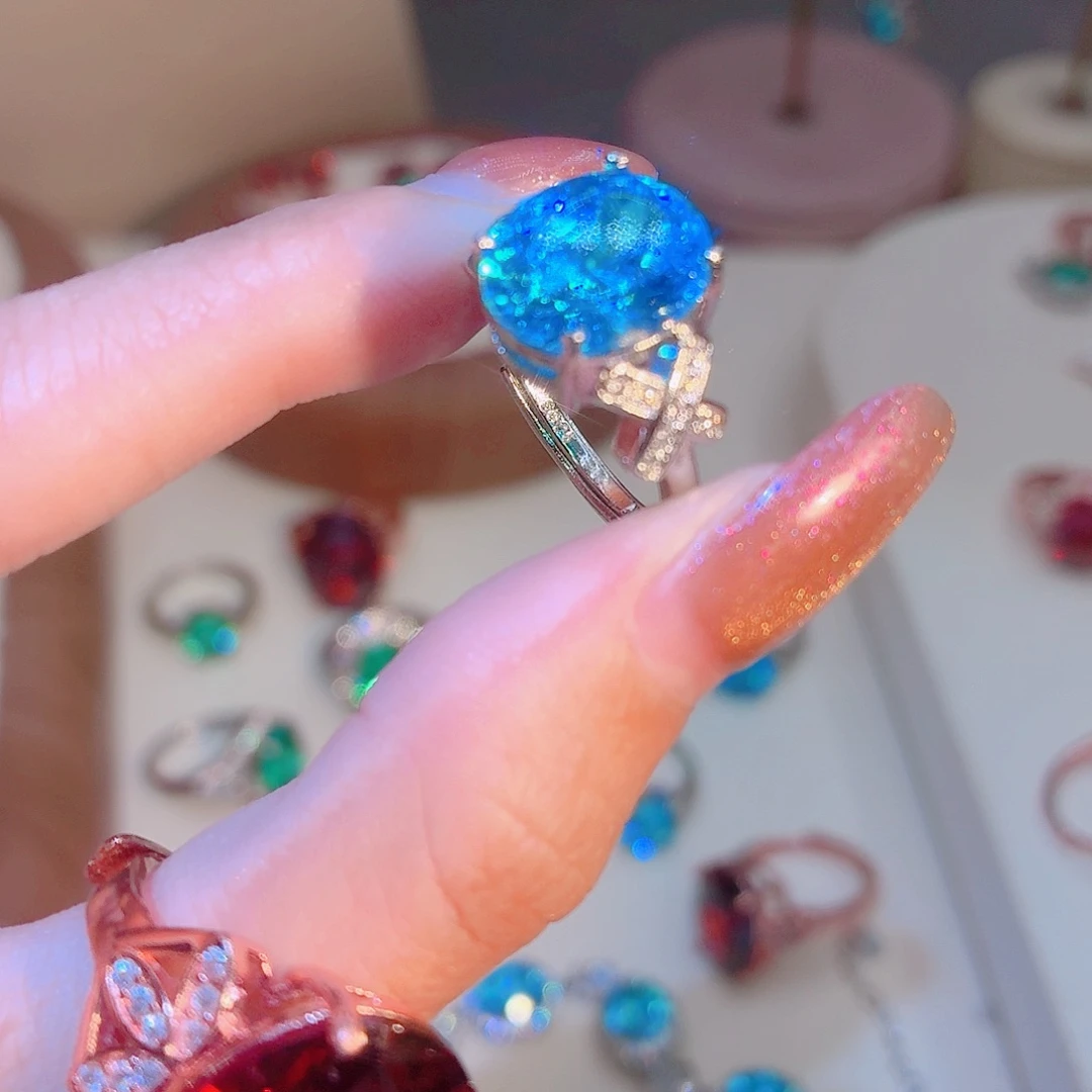 合成立方氧化锆合金如意蓝