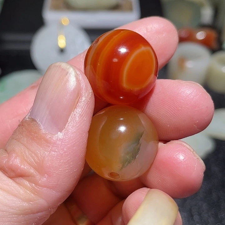 秋***₈玛瑙/玉髓合金颈饰挂件